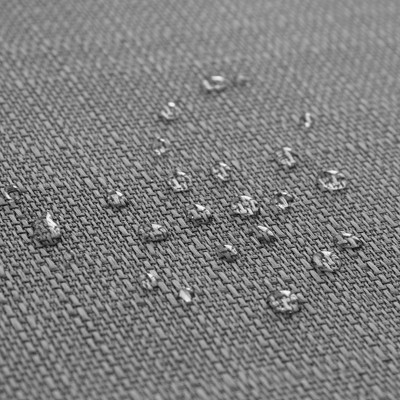 Gray 52" x 52" Square Polyester Rain Resistant Tablecloth
