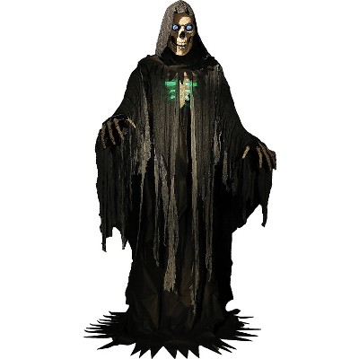 Halloween Express  Towering Reaper Animated Halloween Decoration - Size 10 ft - Black