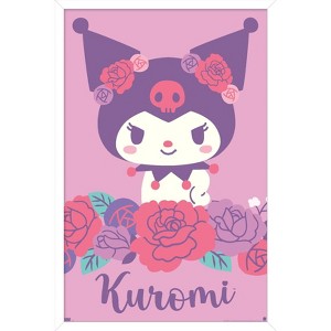 Trends International Hello Kitty and Friends: 24 Flowers - Kuromi Framed Wall Poster Prints - 1 of 4