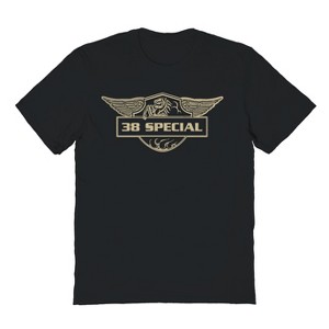 38 Special Men's Emblem Gold Short Sleeve Graphic Cotton T-Shirt - 1 of 2