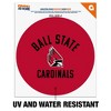 Ball State Cardinals Logo  Automotive Car Window Locker Circle Bumper Sticker - 2 of 4