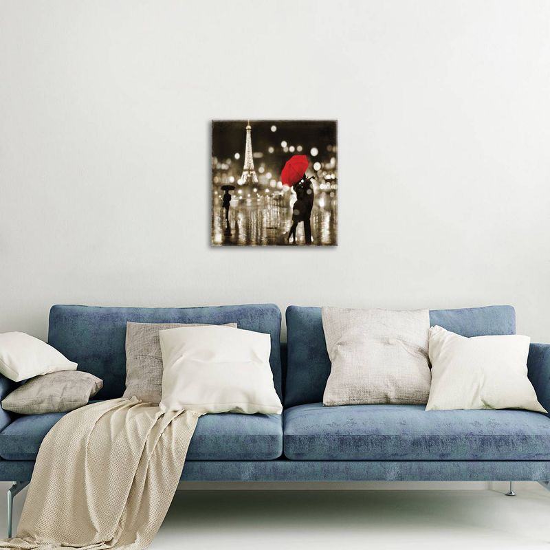 A Paris Kiss by Kate Carrigan Unframed Wall Canvas - iCanvas, 6 of 7