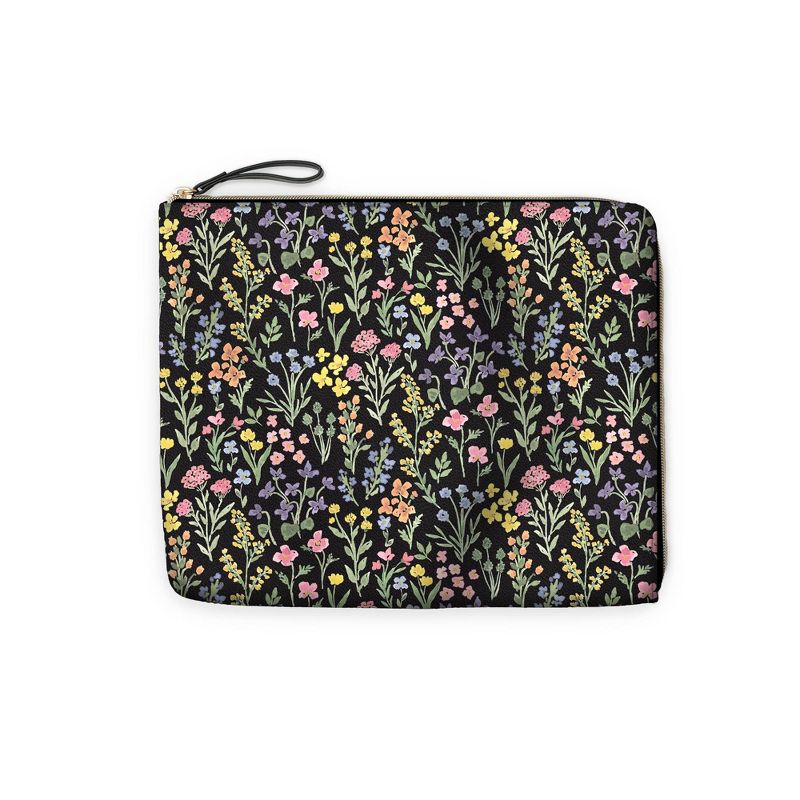Day Designer Accessory Pouch Flower Field Black, 1 of 7