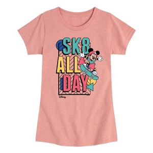 Girls' - Disney - Mickey & Friends Fitted Short Sleeve Graphic T-Shirt - 1 of 4
