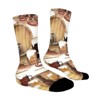 Beer And Wine Barrel Women Printed Crew Socks Funny Funky Socks Soft Polyester Novelty Gifts for Artists Men - 3 of 4