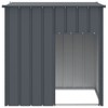 vidaXL Dog House Anthracite Galvanized Steel 43.3x40.6x42.9 in Durable - 3 of 4