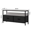 Dresser Tv Stand 50 Inch Entertainment Center with Storage Tv Stand for Bedroom Small Tv Stand - 2 of 4