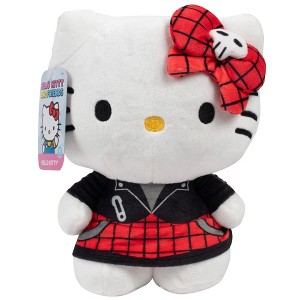 Hello Kitty and Friends Series 2, Hello Kitty Red Punks W Skull Bow Plush - Licensed Sanrio 2025 Jazwares - Great Gift for Kids, Girls, Boys & Fans 6+ - 1 of 4