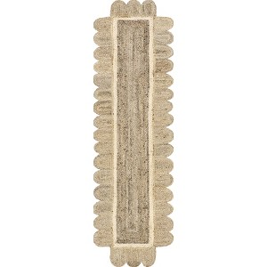 Nuloom Tera Petals Braided Jute Indoor Area Rug - 1 of 4