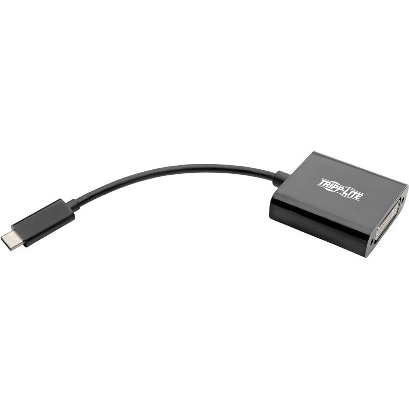 Tripp Lite USB C to DVI Adapter Converter, USB 3.1, Thunderbolt 3, 1080p - M/F, Black, USB Type C, USB-C, USB Type-C, 5 of 6