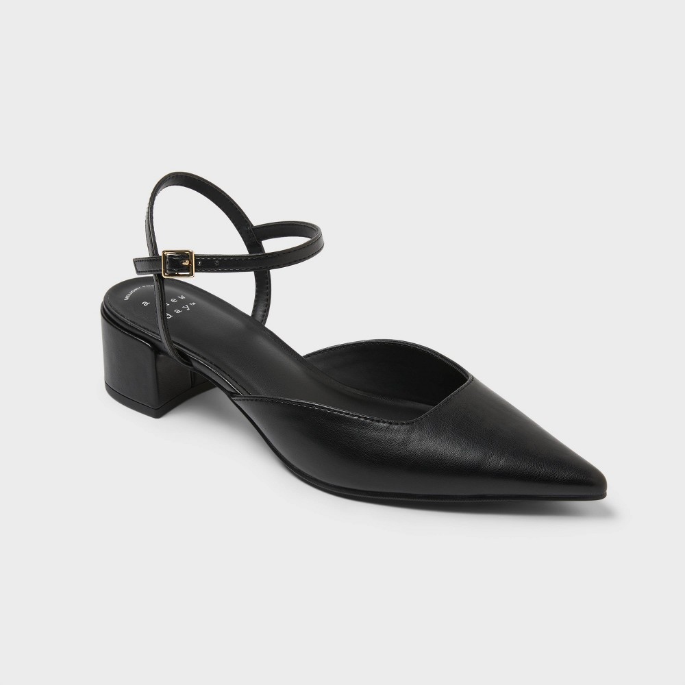 Women's Jessa Heels - A New Day™ Black 6