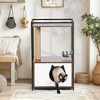 Gulches Create a Feline Paradise at Home: White + Vintage Multifunctional Cat Furniture - 2 of 4