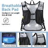 Lightweight Hydration Backpack, Running Backpack with 2L Water Bladder, Hydro Water Daypack for Hiking Rave - 3 of 4