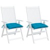 vidaXL Pallet Cushions 2 pcs Light Blue 19.7 In.x19.7 In.x2.8 In. Oxford Fabric - 4 of 4