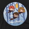 Boys' Short Sleeve Harry Potter Chibi Trio Flying On Broomsticks T-Shirt - 3 of 4