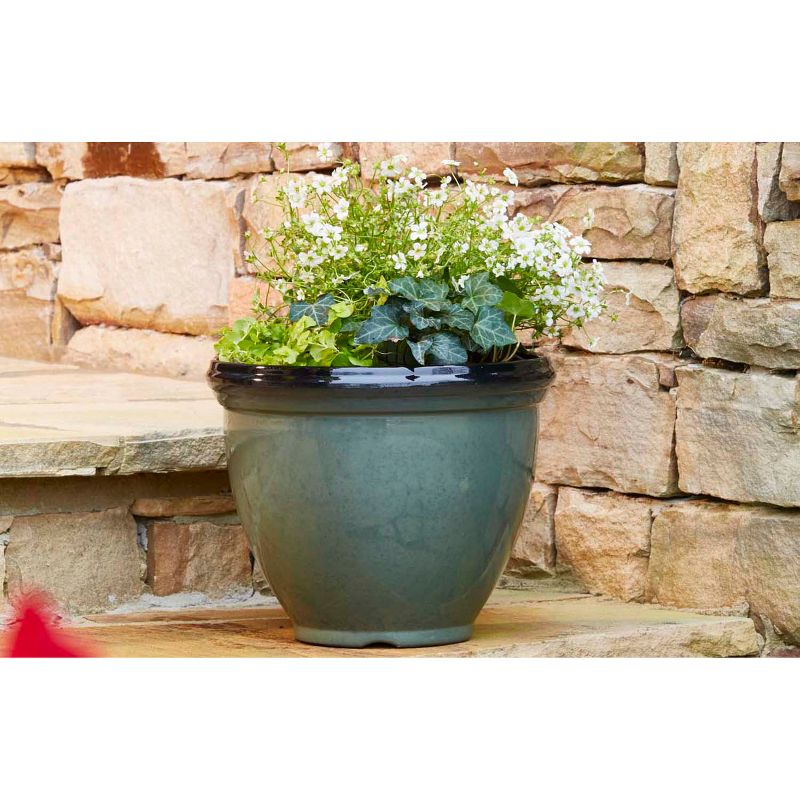 18" Heritage Planter in Climbing Ivy Finish - Southern Patio, 3 of 5