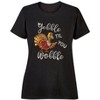 Collections Etc Thanksgiving Gobble 'Til You Wobble Turkey T-Shirt - 4 of 4
