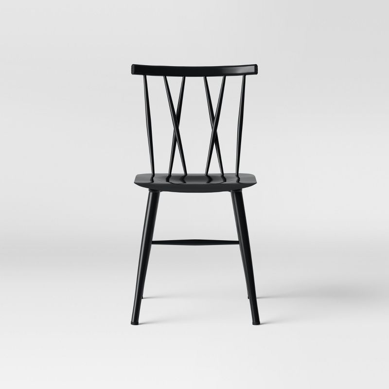 Becket Metal X Back Dining Chair - Threshold™, 4 of 14
