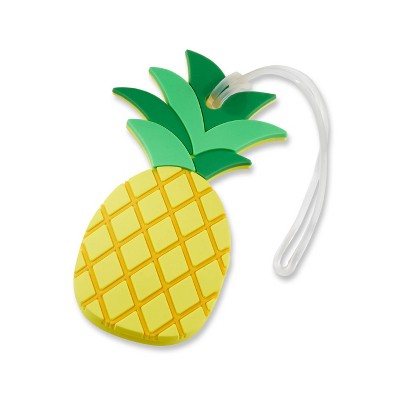 tropical luggage tag