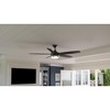 Urban Ambiance Luxury Modern Indoor or Outdoor Ceiling Fan,  15.6"H x 54"W,  Midnight Black, UHP9002 - 3 of 4