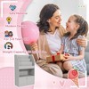 Vynxaria Toy Storage Cabinet - Kids Bookcase for Room, Bedroom, Playroom, and Nursery in Gray - 4 of 4