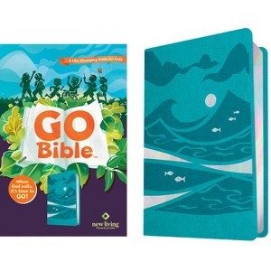 NLT Go Bible for Kids (Leatherlike, Teal Ocean) - (Leather Bound) - 1 of 1