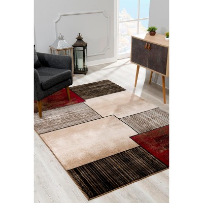 Rug Branch Modern Abstract Checkered Indoor Rug