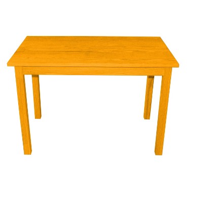HomeRoots 48" Goldenrod Solid Wood Dining Table
