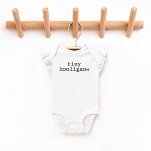 The Juniper Shop Tiny Hooligan Baby Flutter Sleeve Bodysuit - 1 of 3