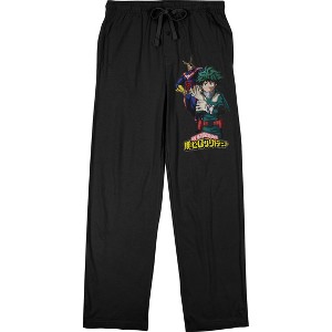 My Hero Academia All Might And Izuku Mens Sleep Pajama Pants - 1 of 2