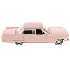 1961 Cadillac Sedan DeVille Metallic Pink 1/87 (HO) Scale Diecast Model Car by Oxford Diecast - 2 of 3
