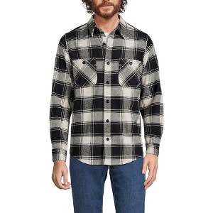Lands' End Men's Tall Rugged Work Shirt - 1 of 4