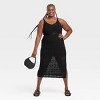 Women's Crochet-Style Midi Sweater Skirt - A New Day™ - 3 of 3
