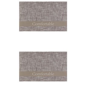Unique Bargains Letter Pattern Comfort Standing Waterproof Anti Slip Kitchen Floor Mats - 1 of 4