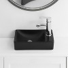 JONATHAN Y Felix Modern Wall Mounted Rectangular Ceramic Mini Sink - 2 of 4