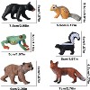 TEMI 16-Piece Forest Animal Figurines Set, Realistic Woodland Baby Animals for Educational Play and Decor - 2 of 4