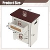 10‑15 Gallon Fish Tank Stand with Power Outlets and USB Ports, Farmhouse Aquarium Cabinet with Drawer for Small Fish or Turtle Tank-Koiai - 4 of 4