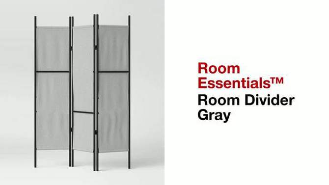 Room Divider Gray - Room Essentials&#8482;, 2 of 5, play video