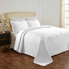 Waves Cotton Matelasse Decorative Bedspread and Pillow Sham Set by Blue Nile Mills - 2 of 4
