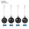 Unique Bargains Acrylic DIY Craft Party Christmas Tree Ornament Hanging Balls 1.18" 24 Pcs - 3 of 4