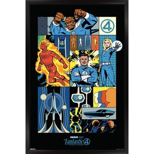 Trends International Marvel Fantastic Four: First Steps (2025) - Comic Panel Framed Wall Poster Prints - 1 of 4