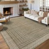 Modern Rugs for Living Room Ultra-Soft Geometric Bordered Indoor Rug - 2 of 4