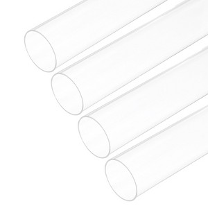Unique Bargains Lamp Lantern Water Cooling System Acrylic Round Tubes 4 Pcs 10" - 1 of 4