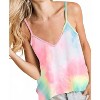 Women's Tie Dye French Terry Tank - BiBi - 2 of 2