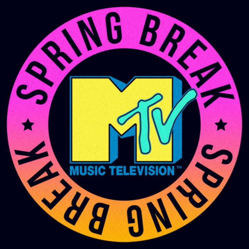 Women's MTV Spring Break Circle T-Shirt, 2 of 5