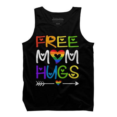 Adult Design By Humans Rainbow Free Mom Hugs Pride Arrow By Avocato Tank Top