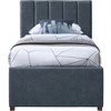 Meridian Furniture,Hudson Vegan Leather Twin Trundle Bed - 2 of 4