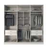 Eldridge Freestanding Wardrobe White - Manhattan Comfort: Modern ...