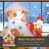 TopComfy Inflatable Holiday Decorations Christmas Decor Giant Inflatable Gingerbread House Festive Holiday Outdoor for Yard, White, 9.46"*9.46"*9.46" - 3 of 4