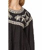 Women's Embroidered Swiss Dot Blouse - entro - 4 of 4